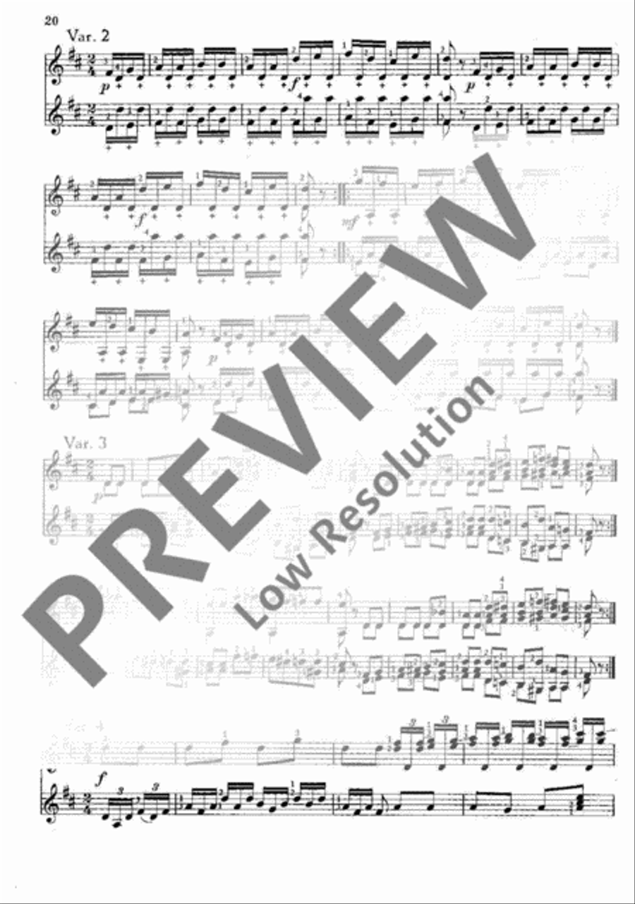 Easy Progressive Pieces Classical Guitar scores gallery preview page 21