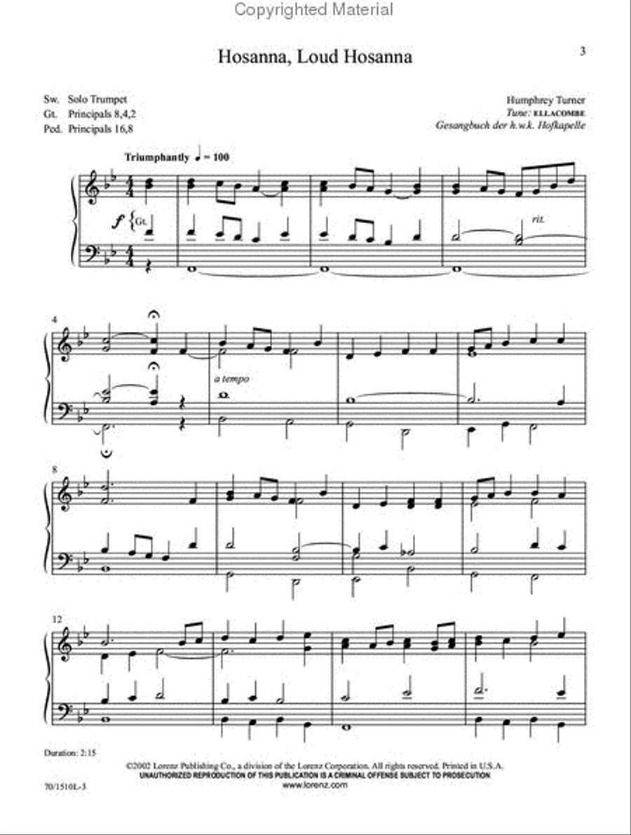 Images of the Cross Organ Solo scores gallery preview page 2