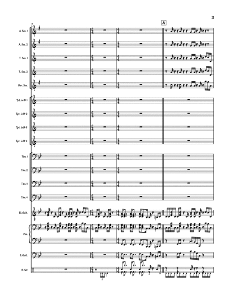Coney Bear Jazz Ensemble scores gallery preview page 4