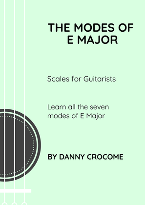 Book cover for The Modes of E Major (Scales for Guitarists)