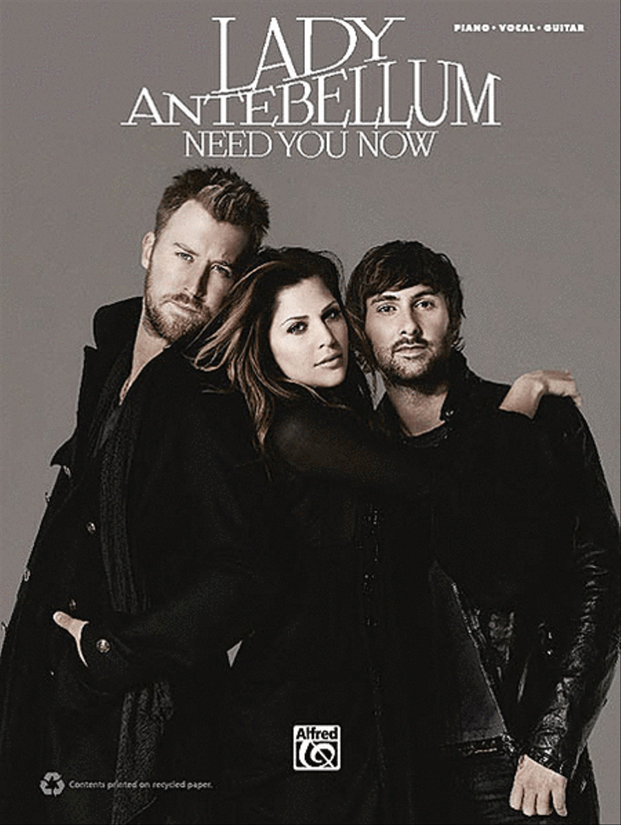 Lady Antebellum - Need You Now Piano, Vocal, Guitar scores gallery preview page 1