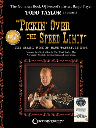 Book cover for Pickin Over The Speed Limit Book/CD Banjo