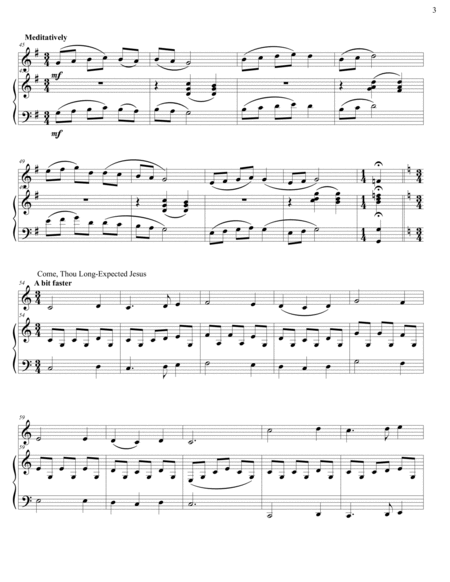 Advent Hymn Medley for Oboe and Piano image number null