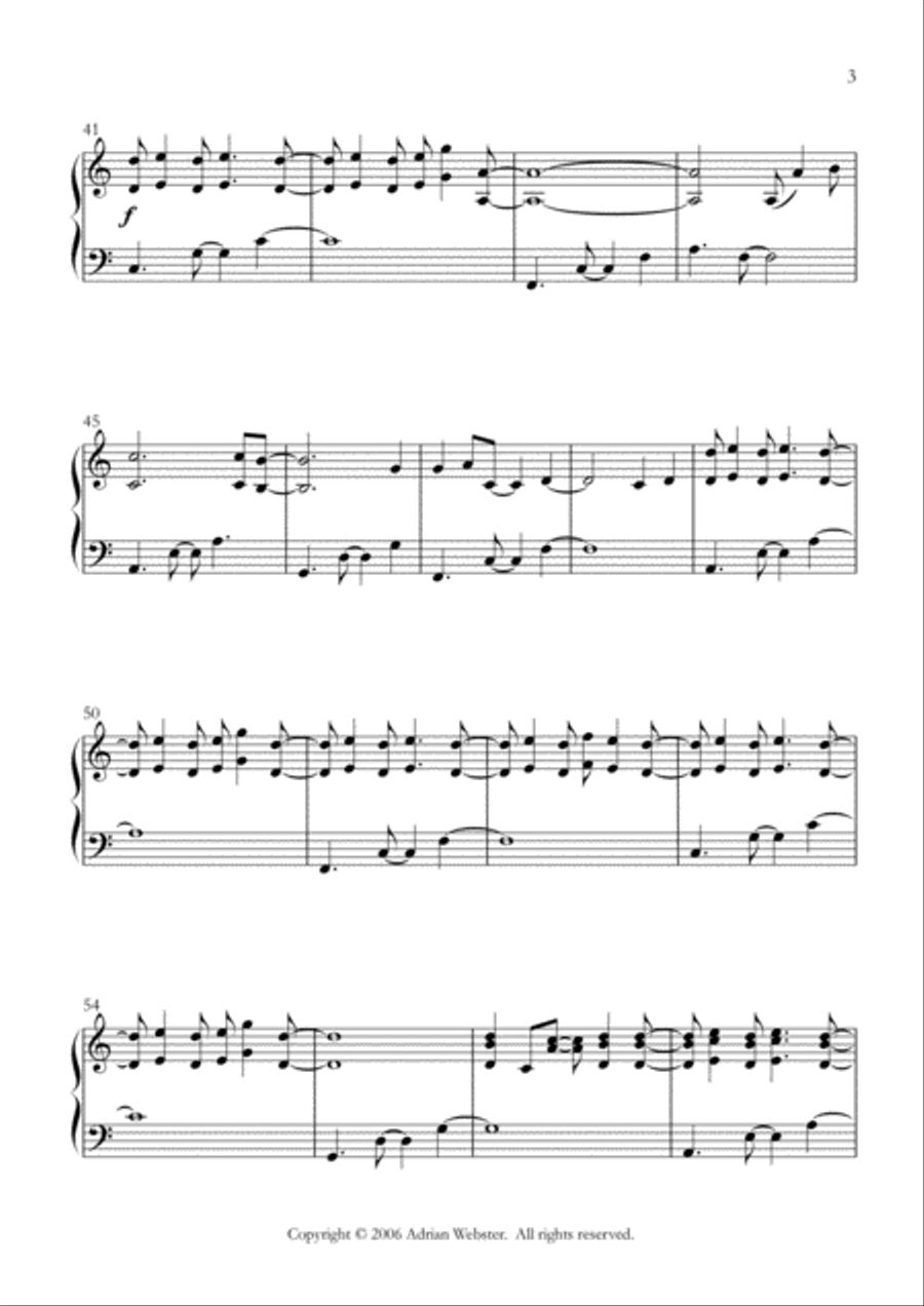 Leaving - CrusaderBeach - Sad Emotional Piano Solo Piano Solo scores gallery preview page 3