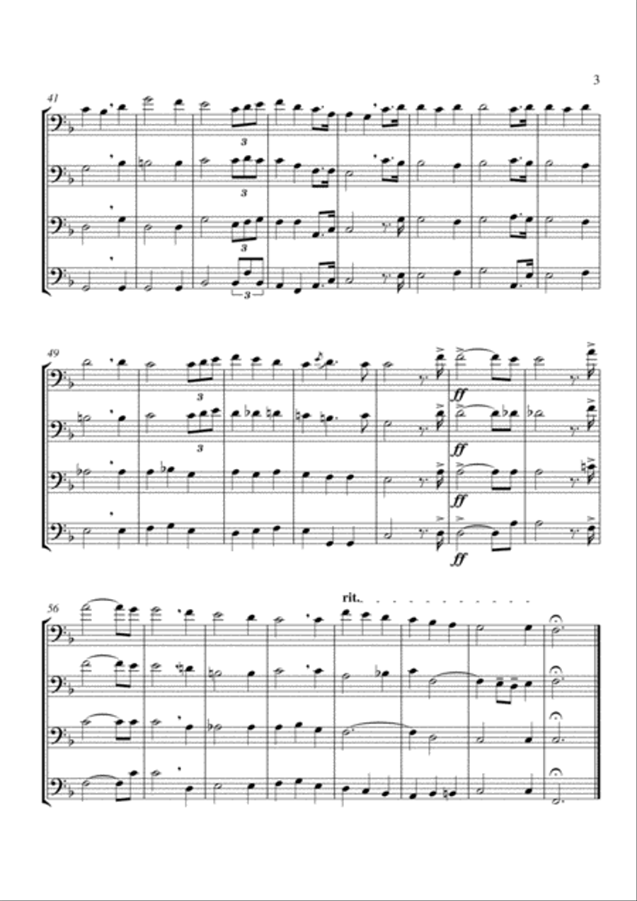 Pilgrims' Chorus from Tannhauser Choir scores gallery preview page 3