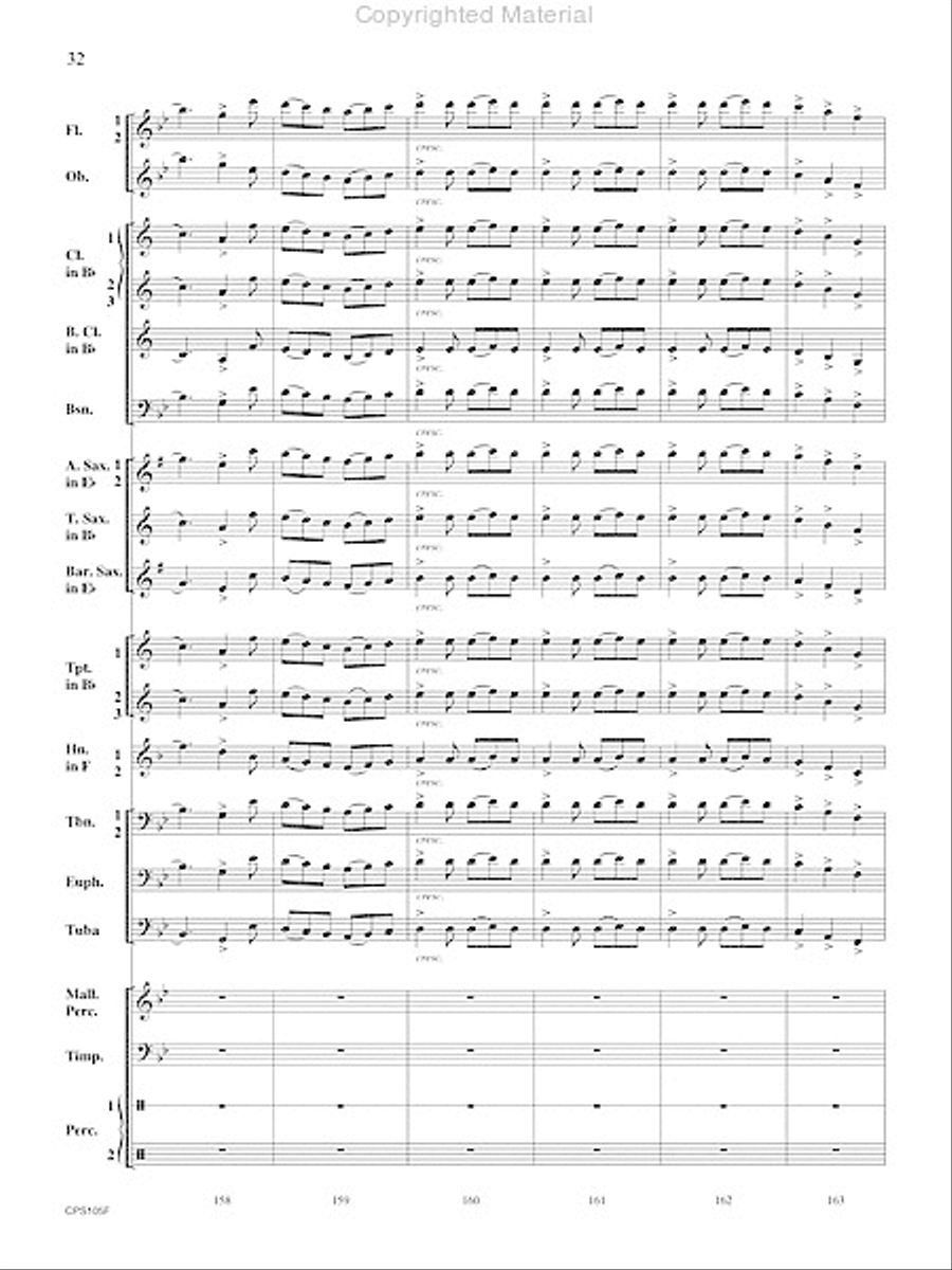 A Land Remembered A Land Remembered Concert Band scores gallery preview page 33