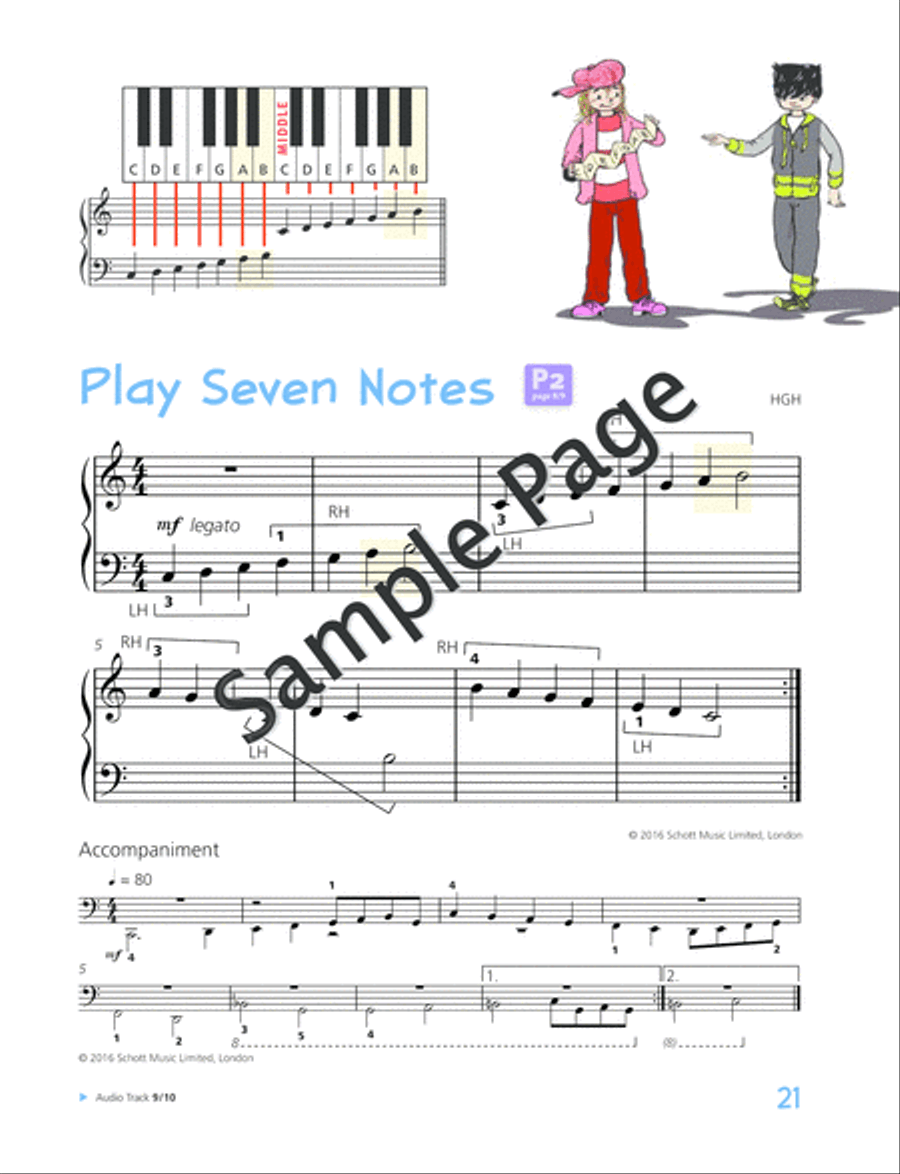 Piano Junior: Lesson Book 2 Piano Method scores gallery preview page 22