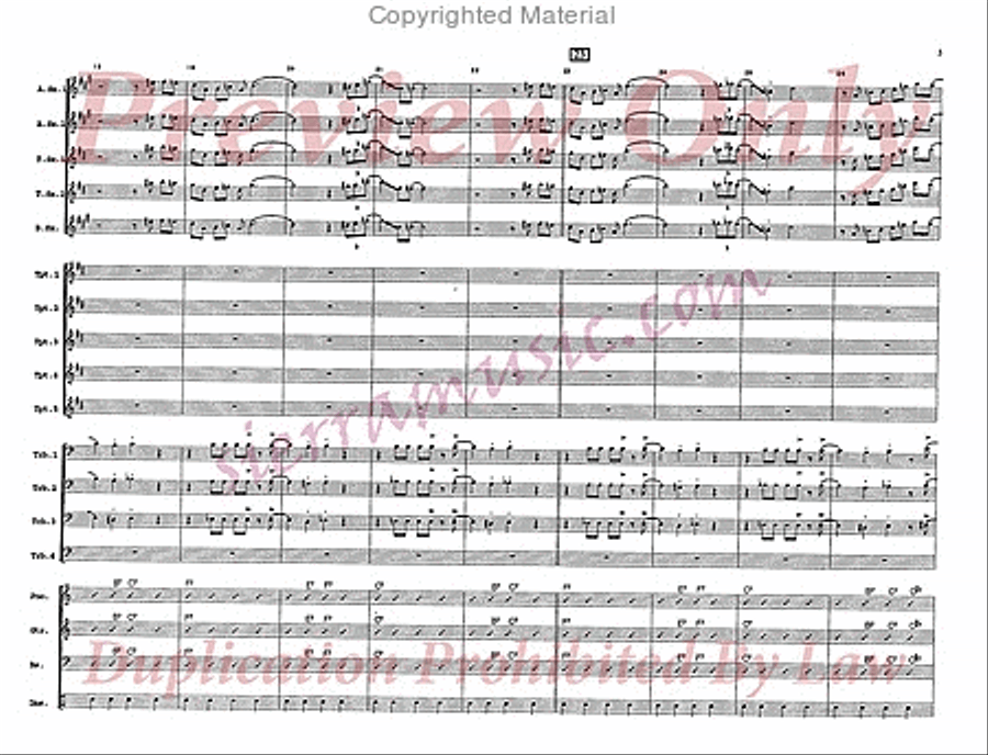 Tree Frog Big Band scores gallery preview page 4