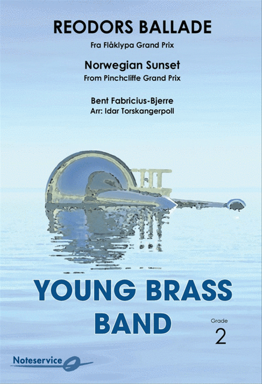 Reodors Ballade fra Flåklypa Grand Prix Brass Band scores gallery preview page 1