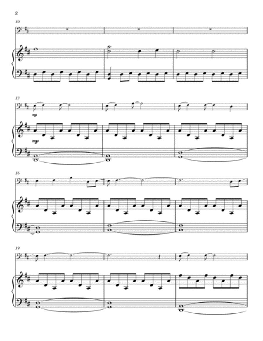 Without You Cello scores gallery preview page 2