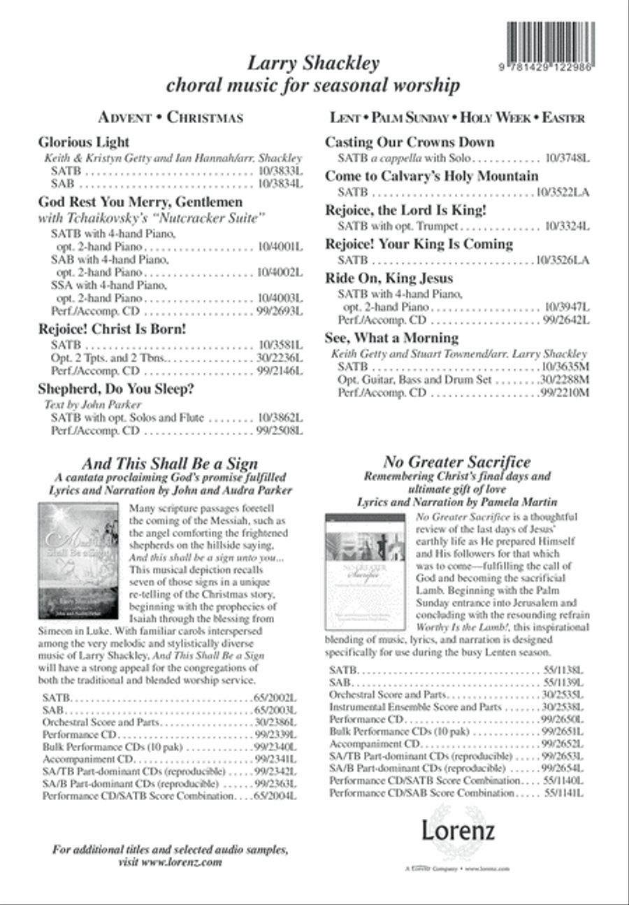 The Glory of the Cross 4-Part scores gallery preview page 13