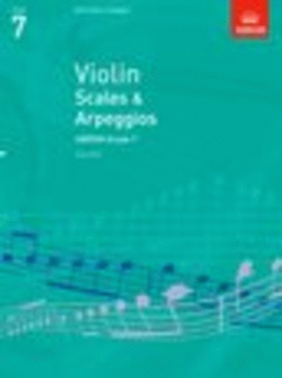 Book cover for Violin Scales & Arpeggios, ABRSM Grade 7