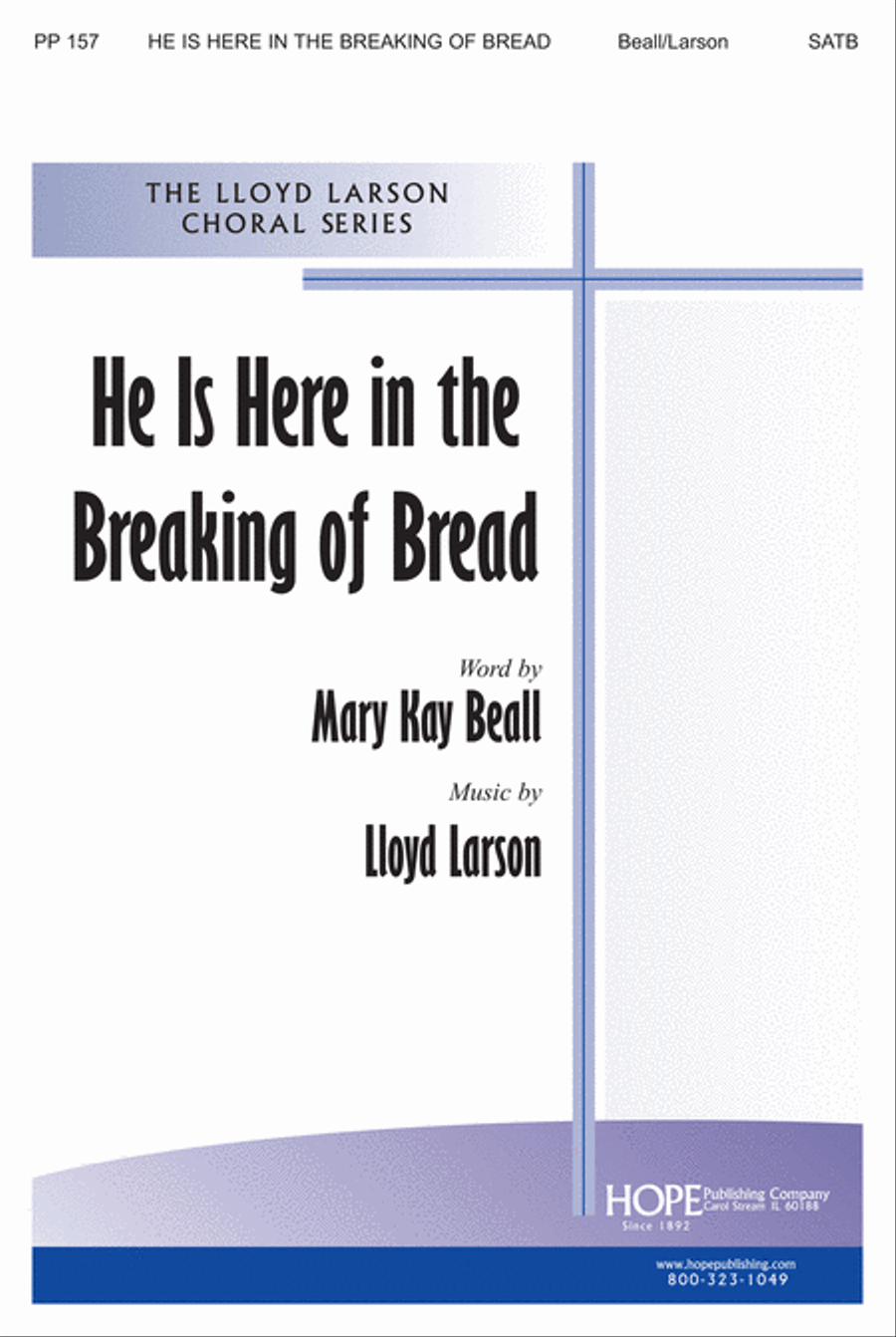 He Is Here in the Breaking of Bread 4-Part scores gallery preview page 1