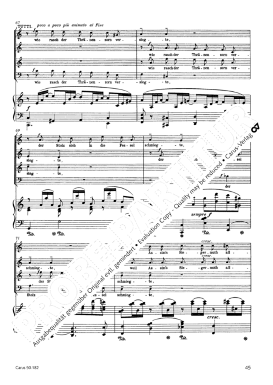 Vom Goldenen Horn 4-Part scores gallery preview page 48