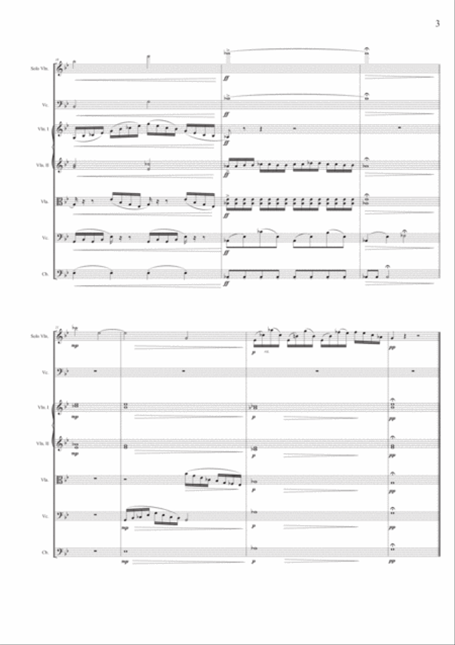 Fantasia for Strings String Orchestra scores gallery preview page 3