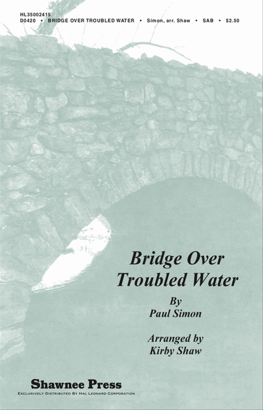 Bridge over Troubled Water 3-Part scores gallery preview page 1