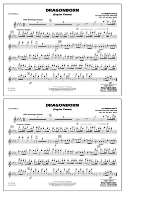 Dragonborn (Skyrim Theme) (arr. Will Rapp & Paul Murtha) - Flute/Piccolo