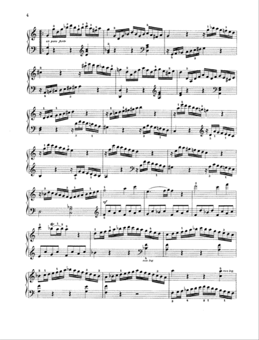 Sonata C major, K. 545 Piano Solo scores gallery preview page 3