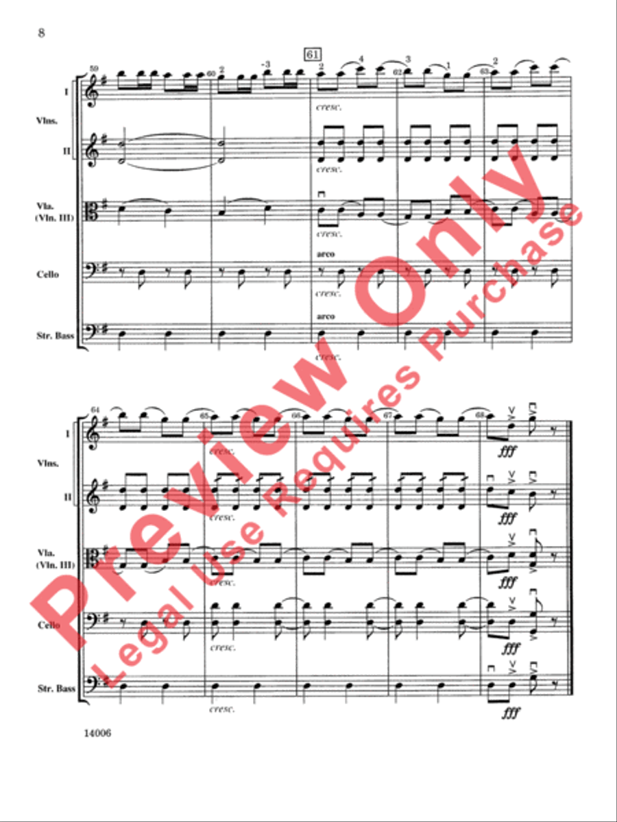 Trepak String Orchestra scores gallery preview page 9