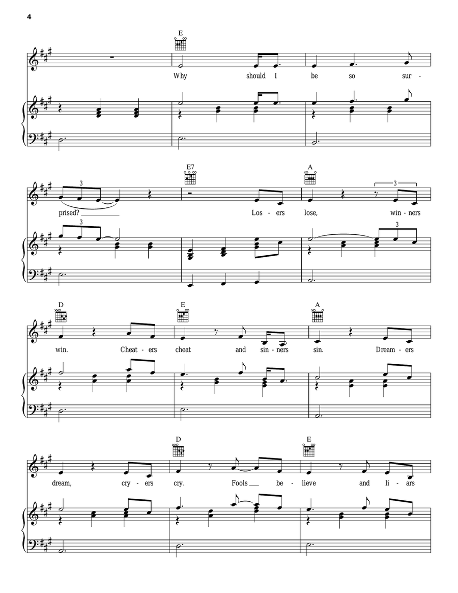 Liars Lie Acoustic Guitar scores gallery preview page 4