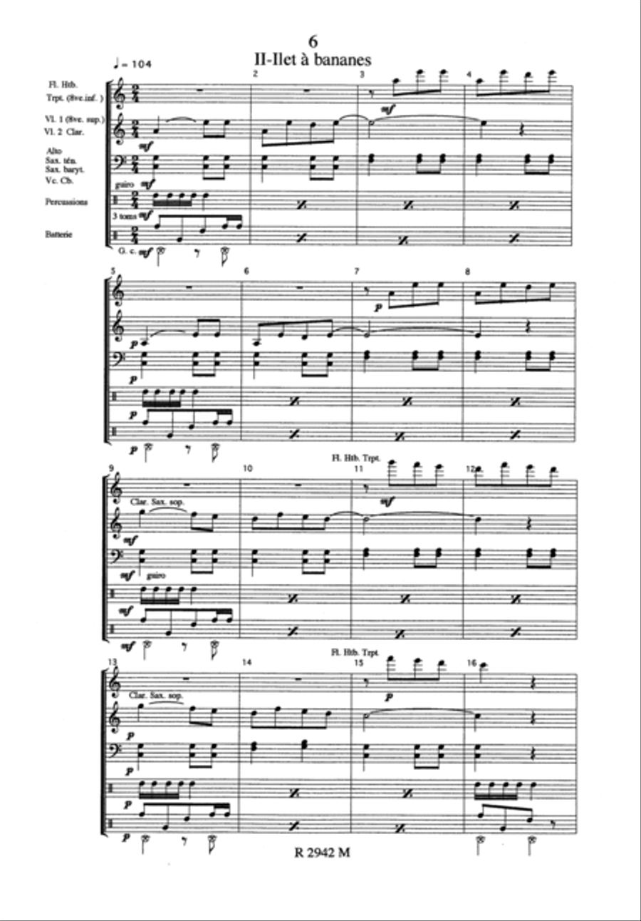 Océan indien Orchestra scores gallery preview page 4