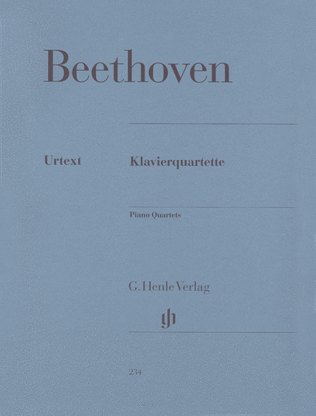 Beethoven, Ludwig van: Piano quartets