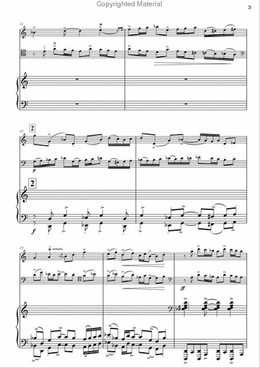 La Muerte del Angel La Muerte del Angel Piano Trio scores gallery preview page 3
