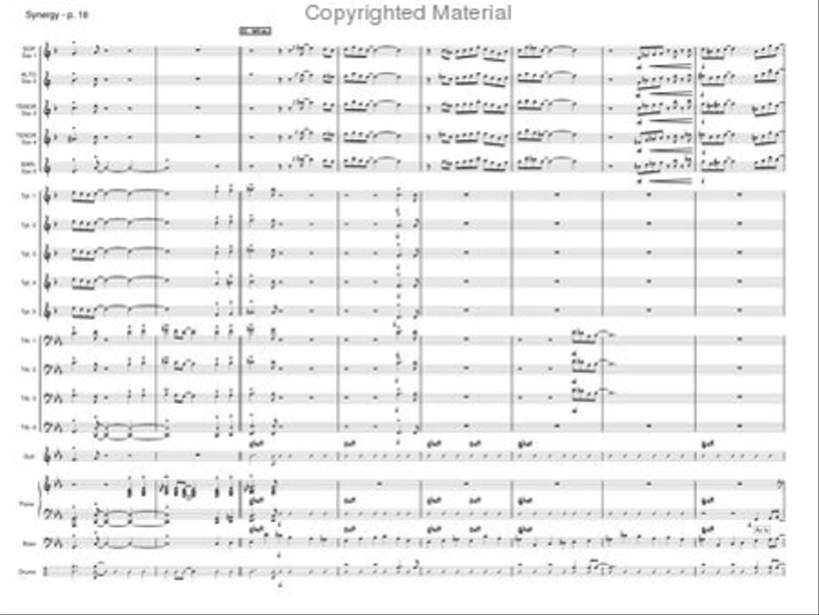 Synergy Jazz Ensemble scores gallery preview page 17