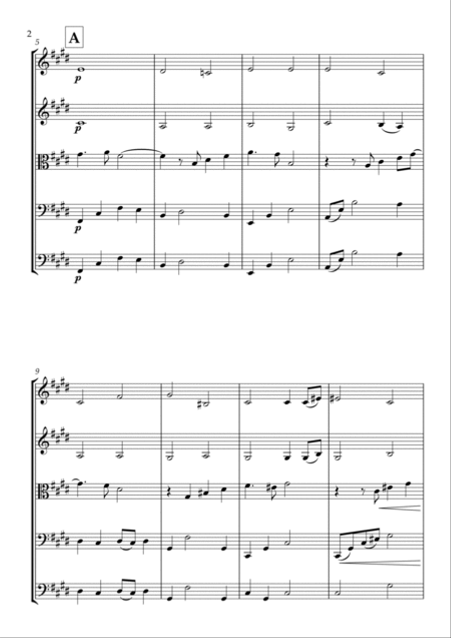 When October Goes String Orchestra scores gallery preview page 2