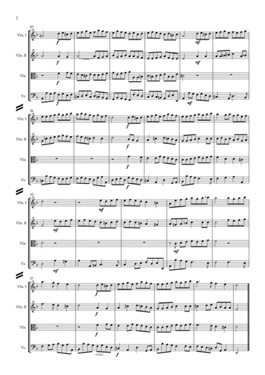 Charpentier: Noëls sur les instruments H 534: A la venue de Noël - string quartet image number null