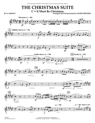 The Christmas Suite (For SSA Choir & Soloist) - Bb Clarinet