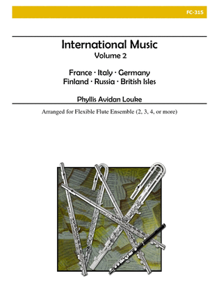 Book cover for International Music, Vol. 2 (Flexible Flute Ensemble)