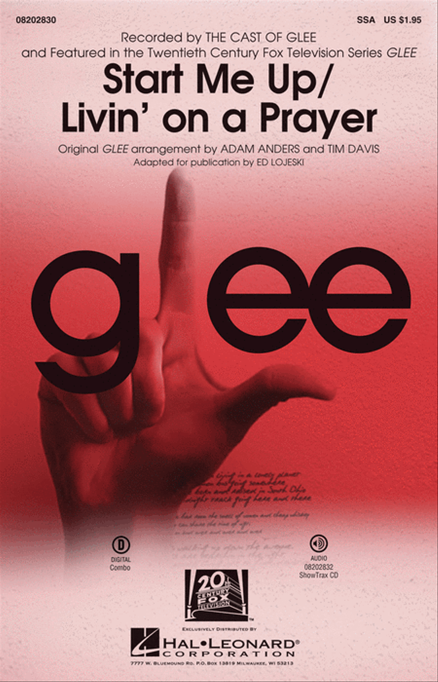 Start Me Up/Livin' on a Prayer Show Choir scores gallery preview page 1