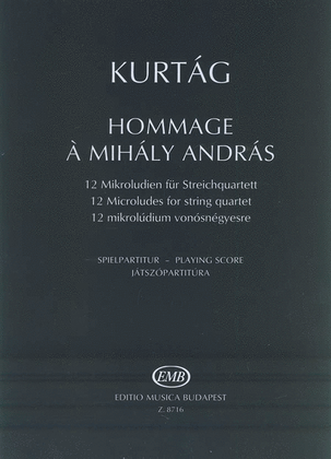 Book cover for Hommage a Mihaly Andras op. 13