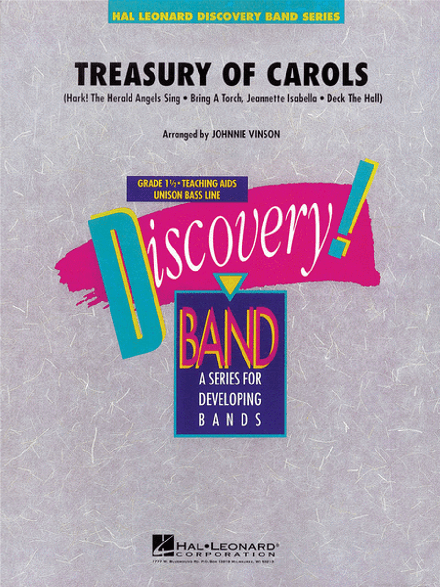 Treasury of Carols Concert Band scores gallery preview page 1