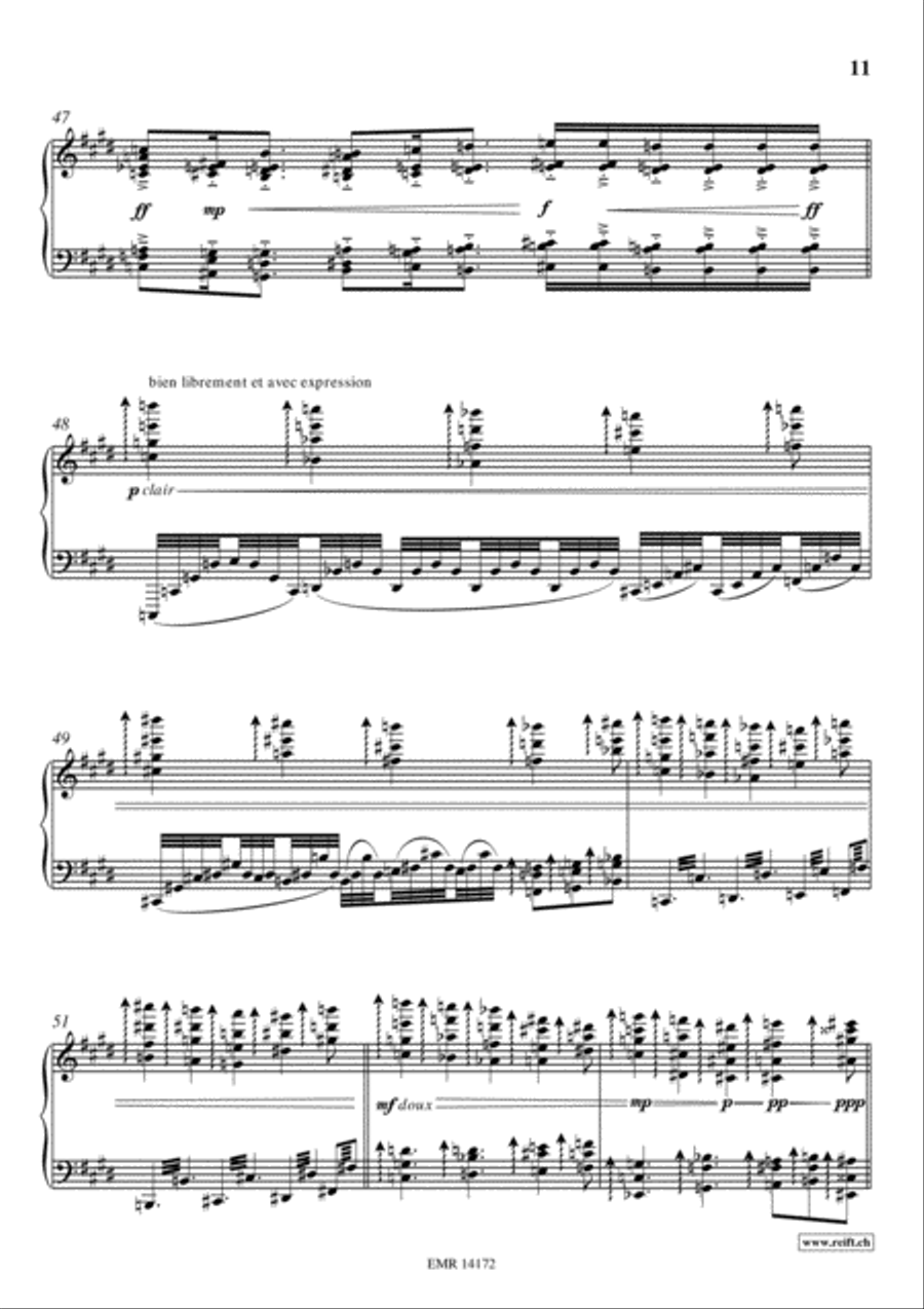 Barcarolle Piano Solo scores gallery preview page 11