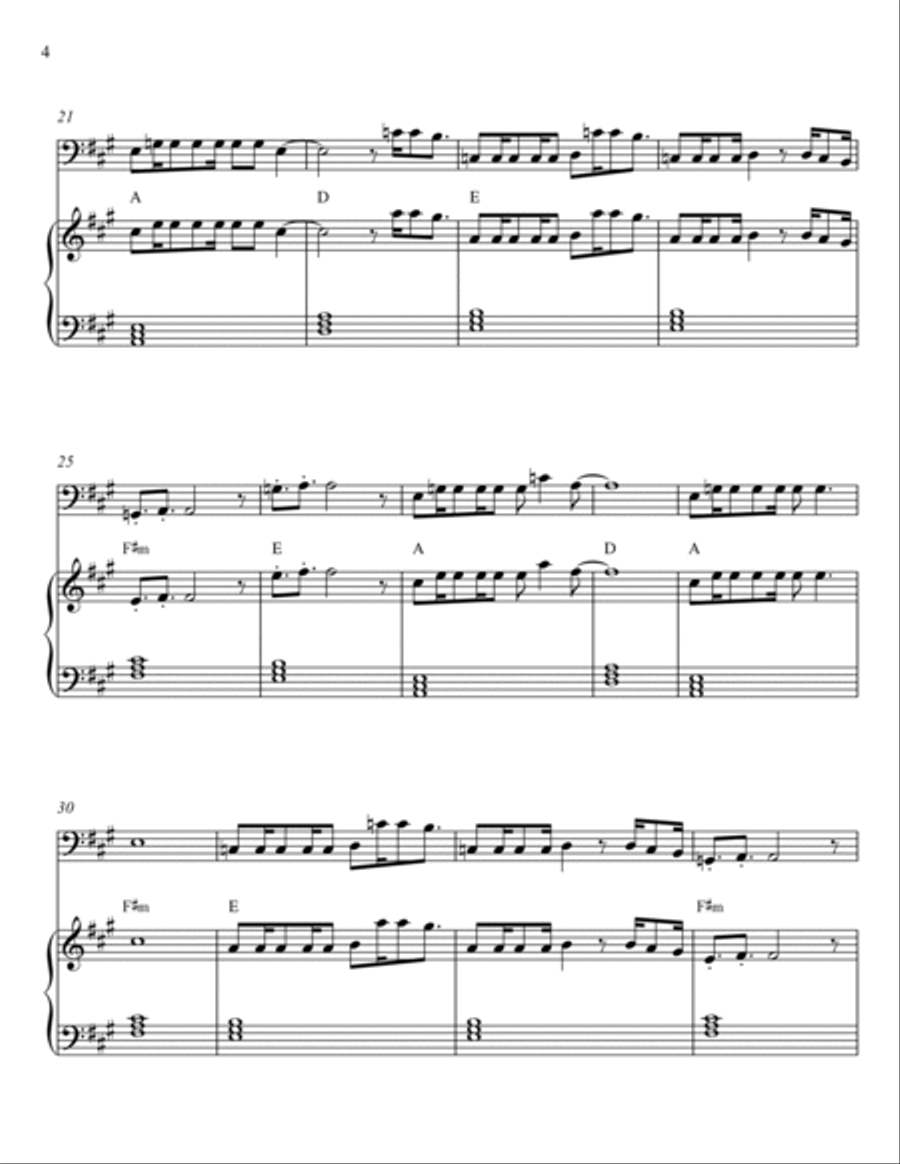 Dancing Queen String Duet scores gallery preview page 4