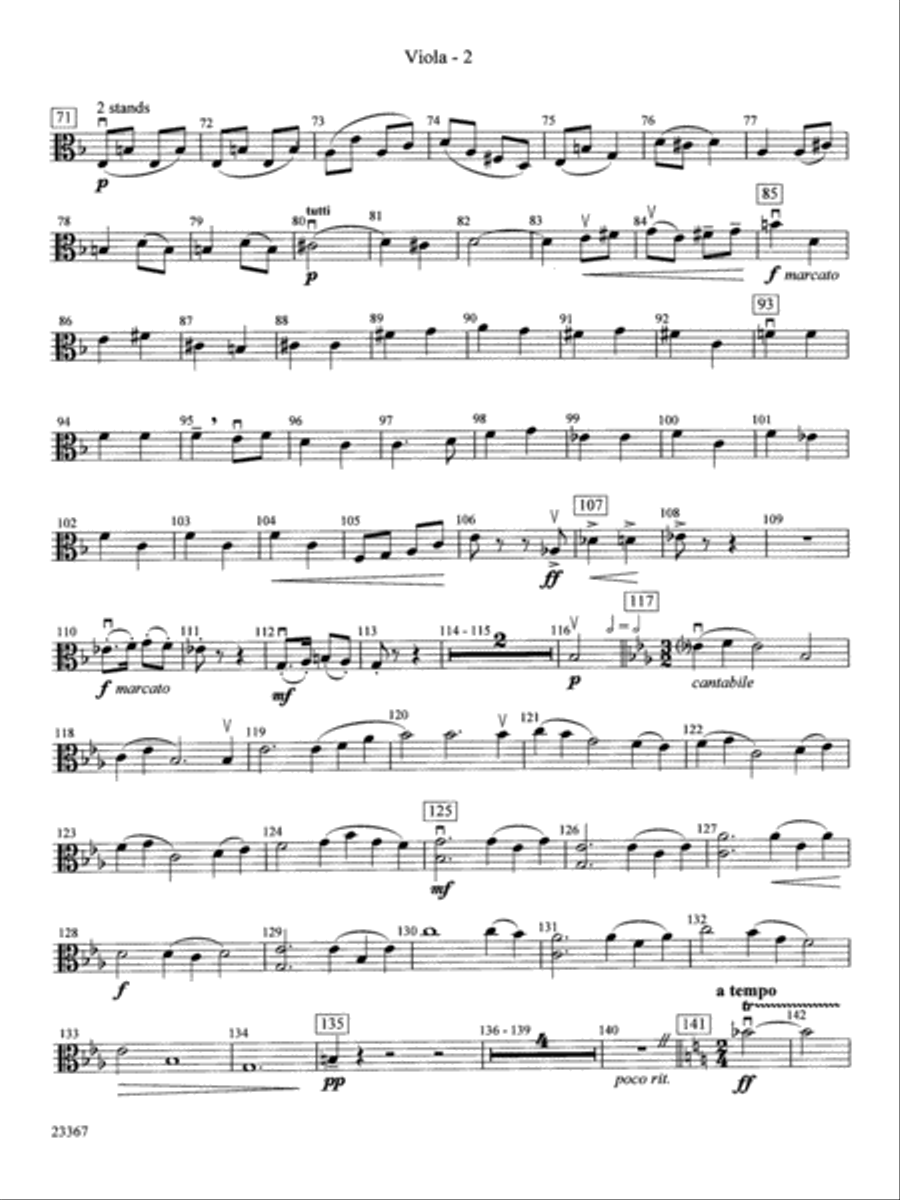 Overture to the Wasps: Viola Full Orchestra scores gallery preview page 2