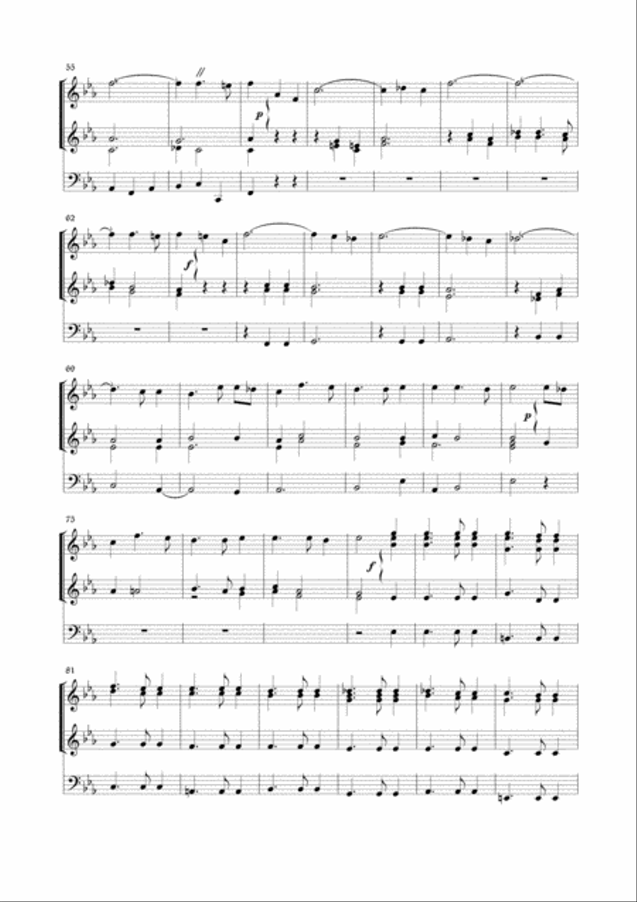 PRAELUDIUM in Mib - G. D. Leyding - For Organ Organ Solo scores gallery preview page 3
