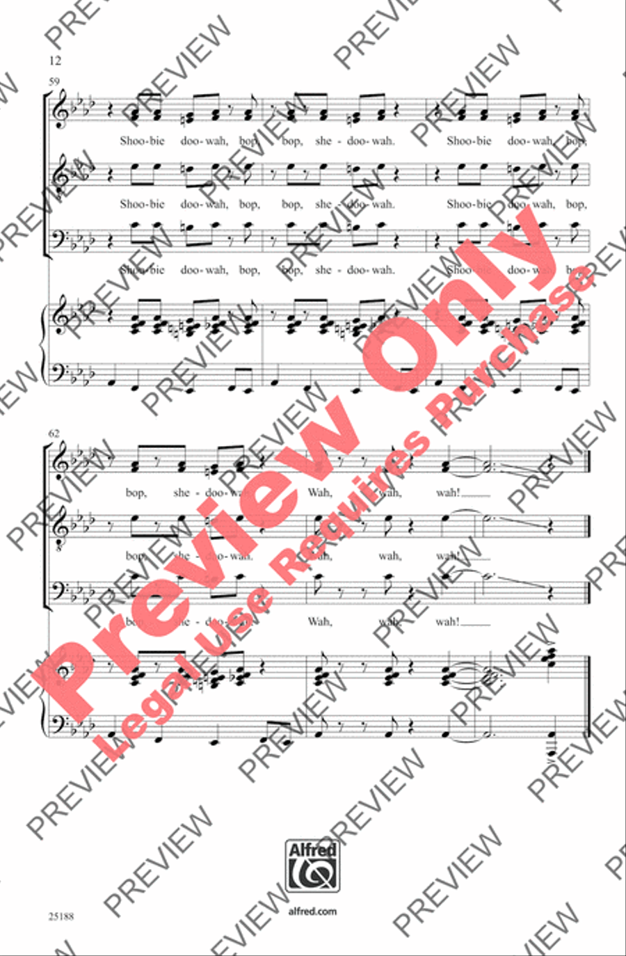 Perfect Christmas Night (from Dr. Seuss! How the Grinch Stole Christmas) 4-Part scores gallery preview page 12