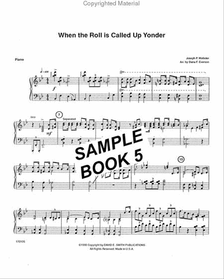 Sacred Piano Solos Vol. V Piano Solo scores gallery preview page 2