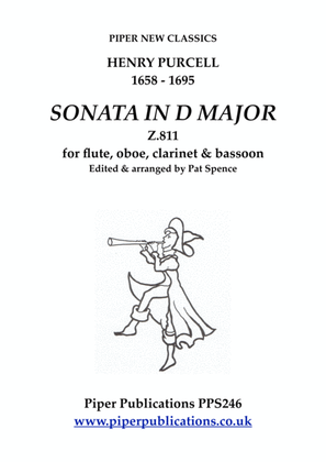 H. PURCELL SONATA IN D MAJOR FOR FLUTE, OBOE, CLARINET & BASSOON