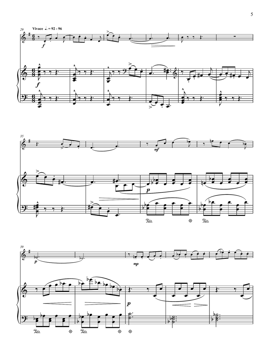 Talisman for Horn and Piano Piano scores gallery preview page 5