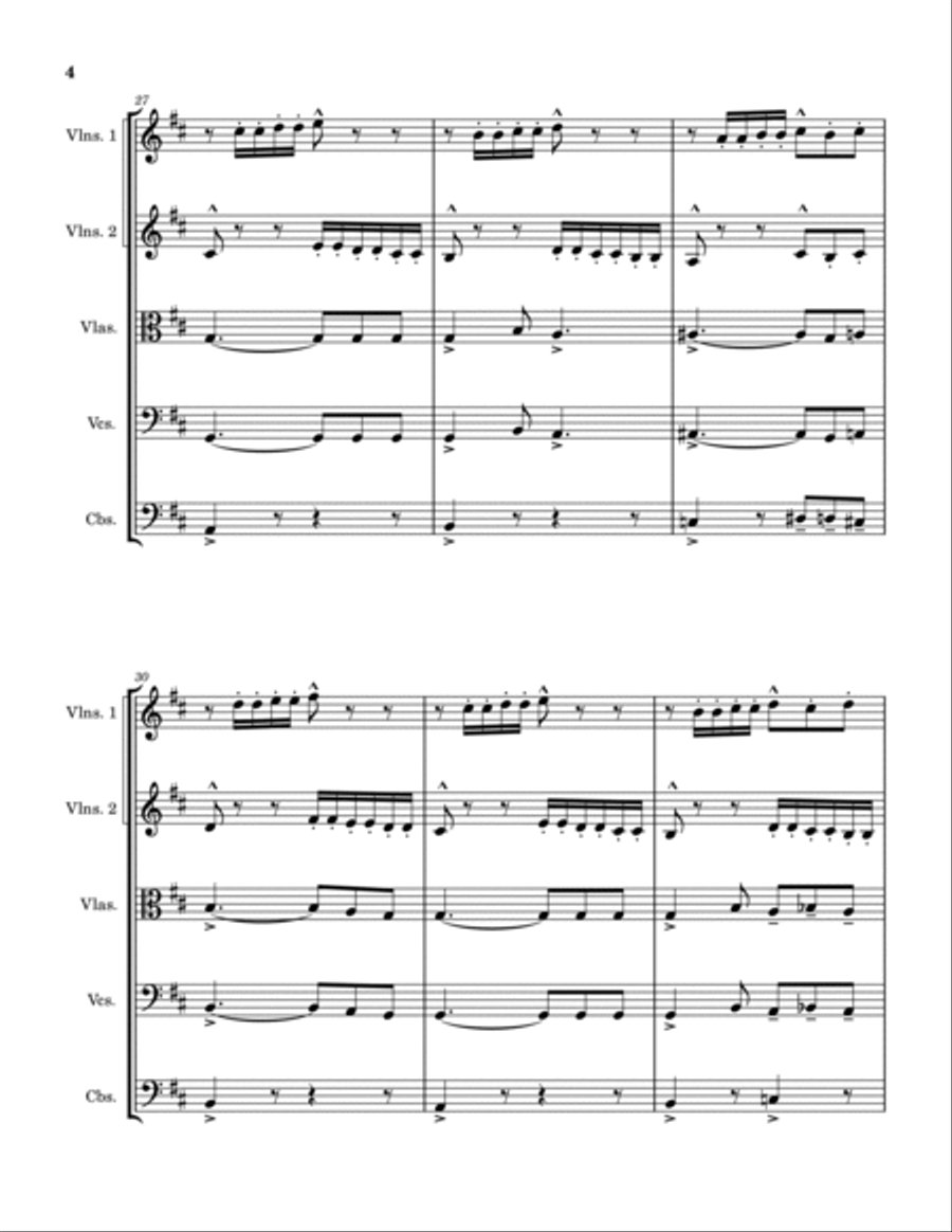 Nomination String Orchestra scores gallery preview page 4