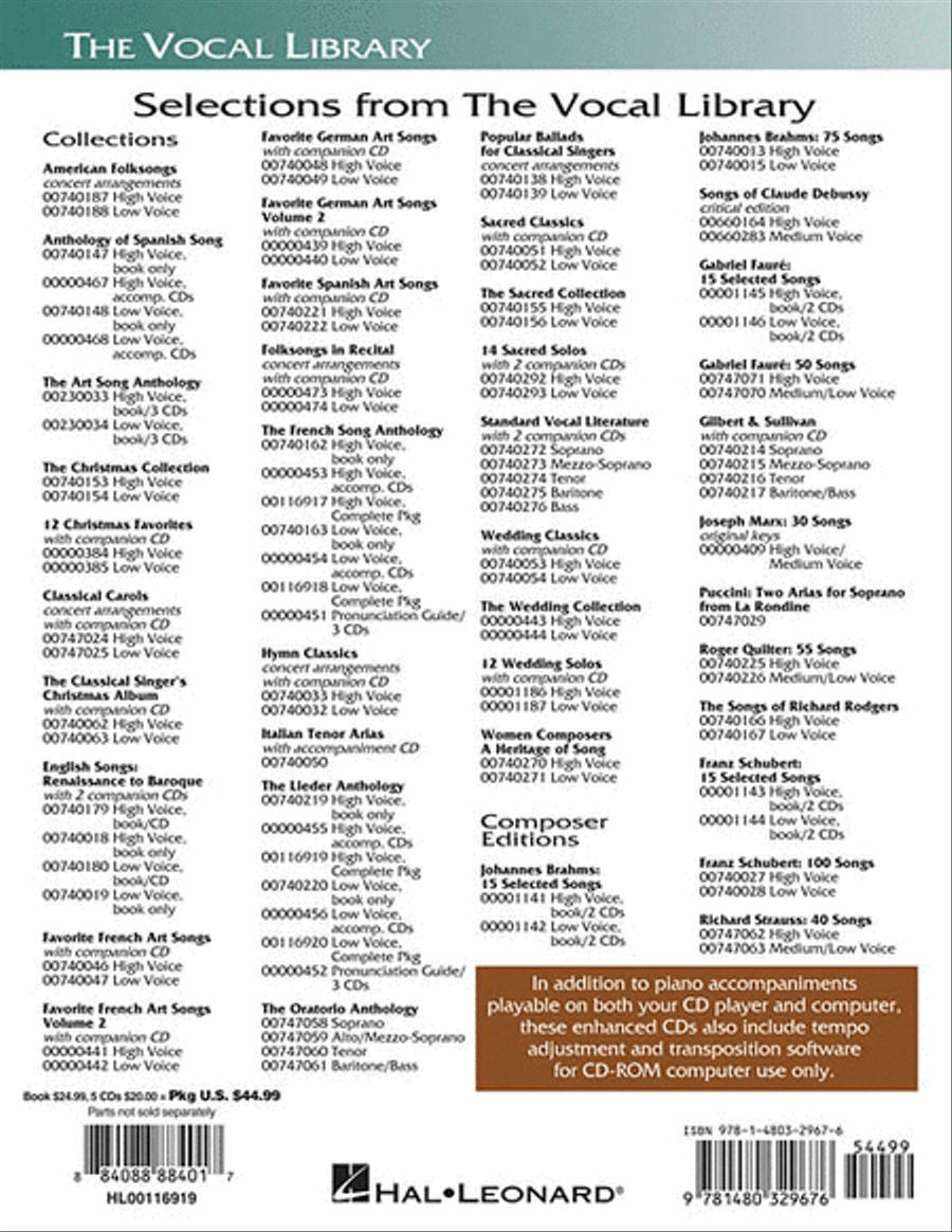 The Lieder Anthology Complete Package – High Voice High Voice scores gallery preview page 2