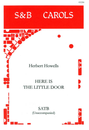 Book cover for Here is the little door