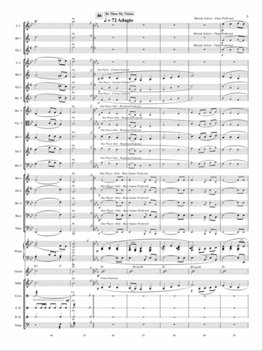 A Festival of Hymns A Festival of Hymns Concert Band scores gallery preview page 8