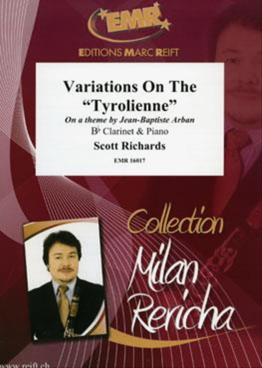 Variations On The Tyrolienne Clarinet Solo scores gallery preview page 1