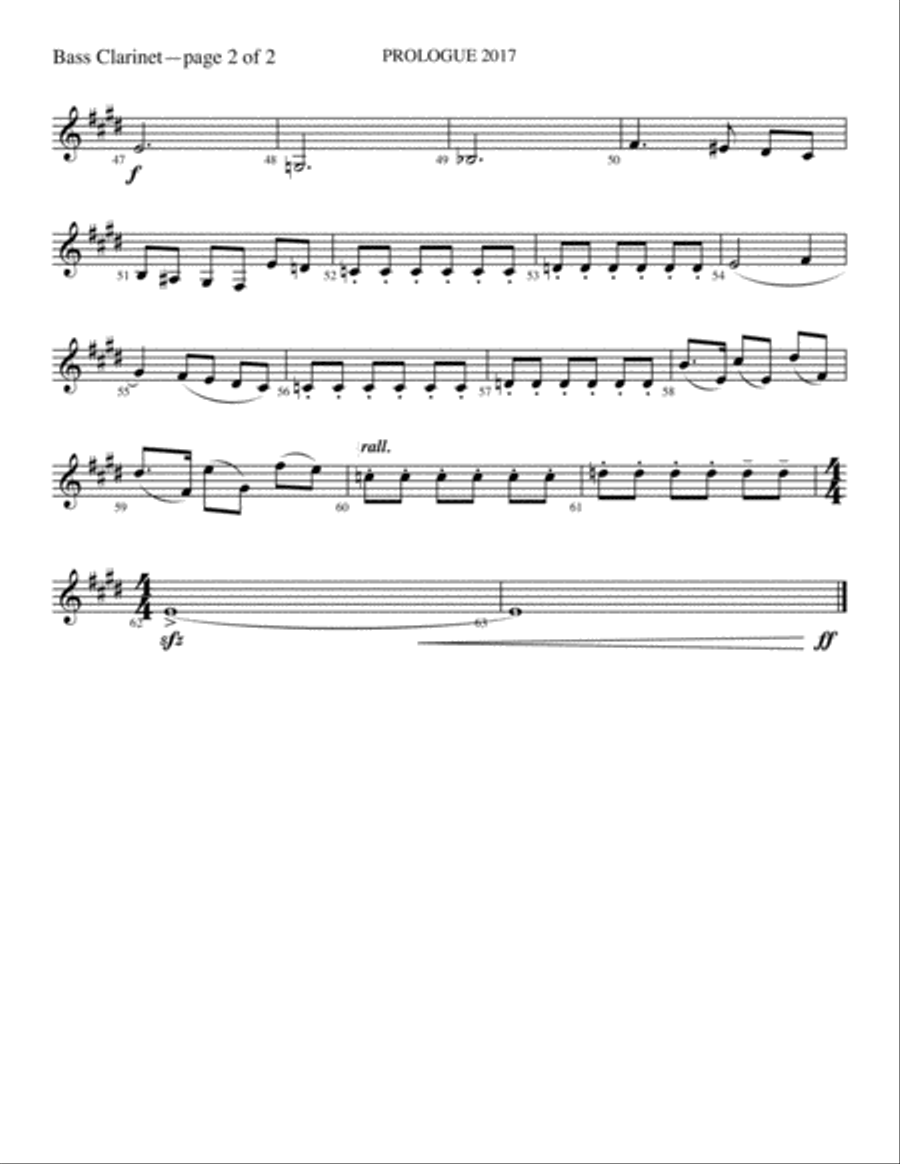 CINEMATIC PROLOGUE #1 CINEMATIC PROLOGUE #1 Full Orchestra scores gallery preview page 2