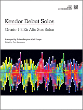 Book cover for Kendor Debut Solos - Eb Alto Sax - Piano Accompaniment